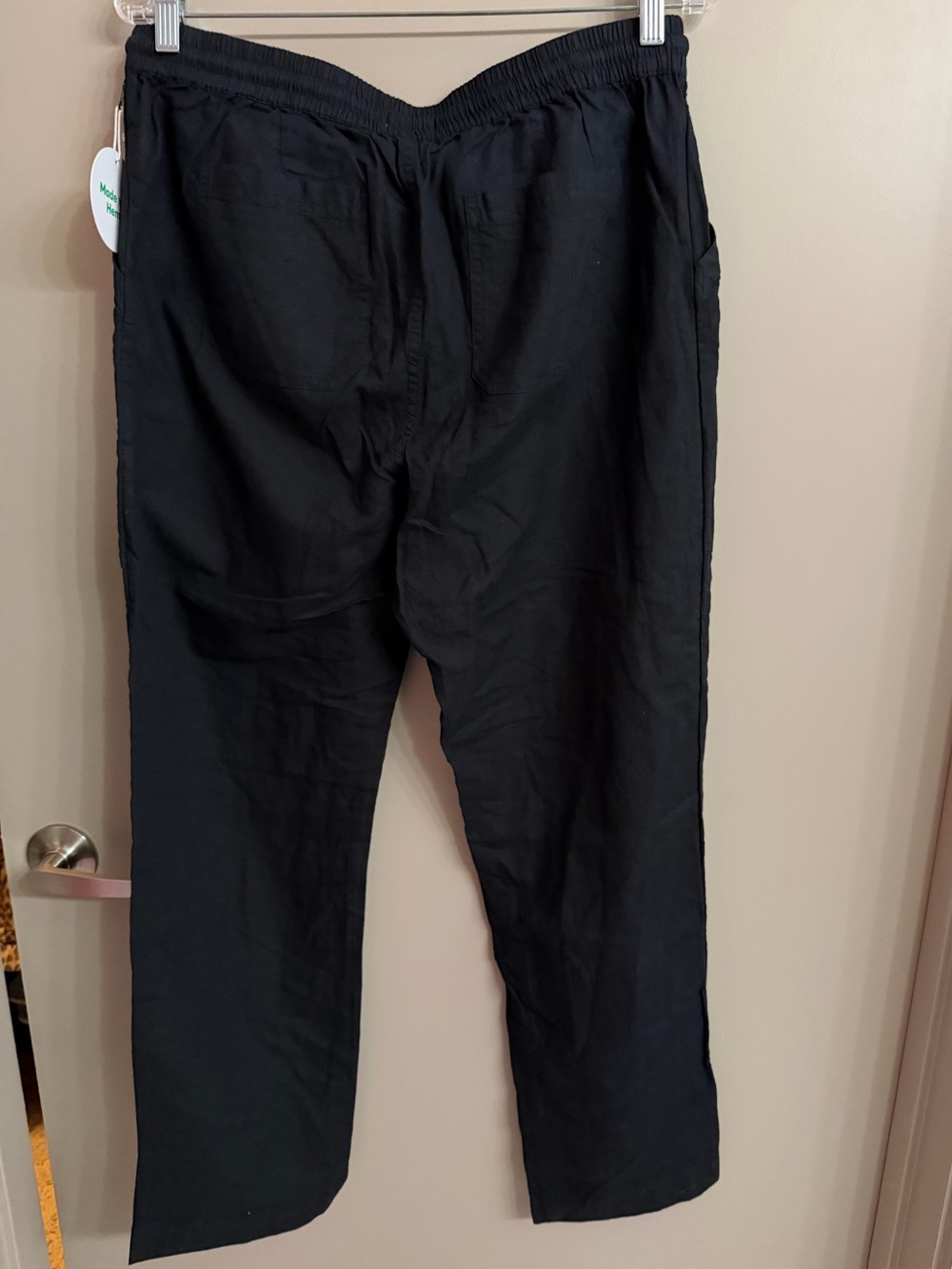 Pact Poplin Gauze Drawstring Pants NWT sz L - Picture 2 of 3
